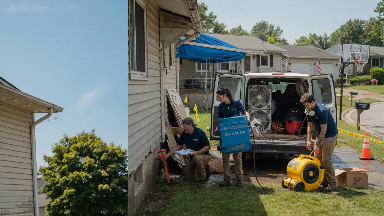 Ceiling Leak Cleanup in New Vienna, IA near me